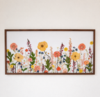 24x48 Custom Pressed Flower Frame