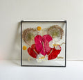 11x11 custom pressed flower frame