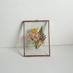 5x7 Custom Pressed Flower Frame