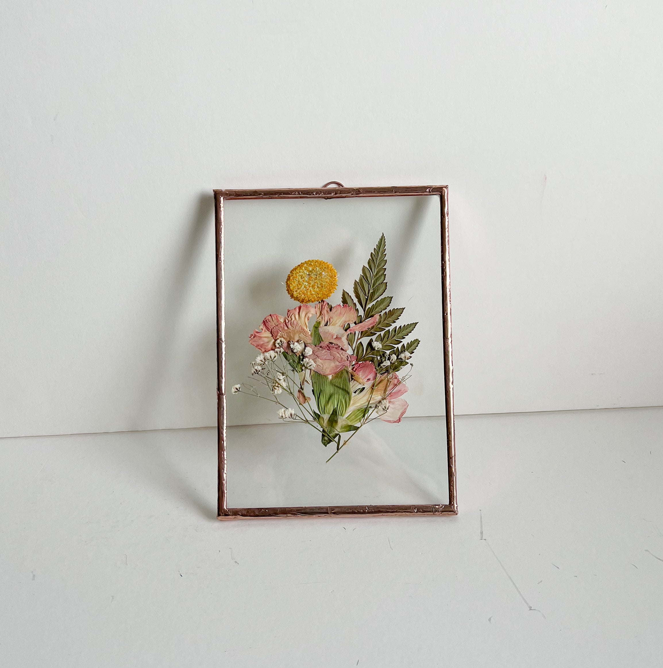 5x7 Custom Pressed Flower Frame