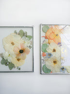 11x11 custom pressed flower frame