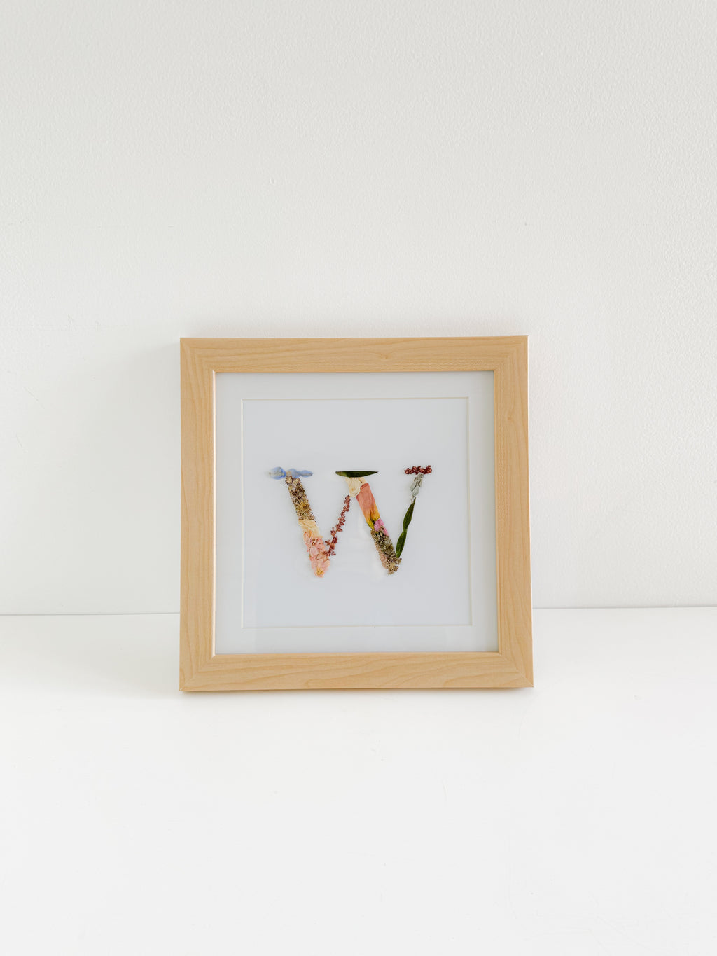 Custom 8x8 Flower Letter Frame
