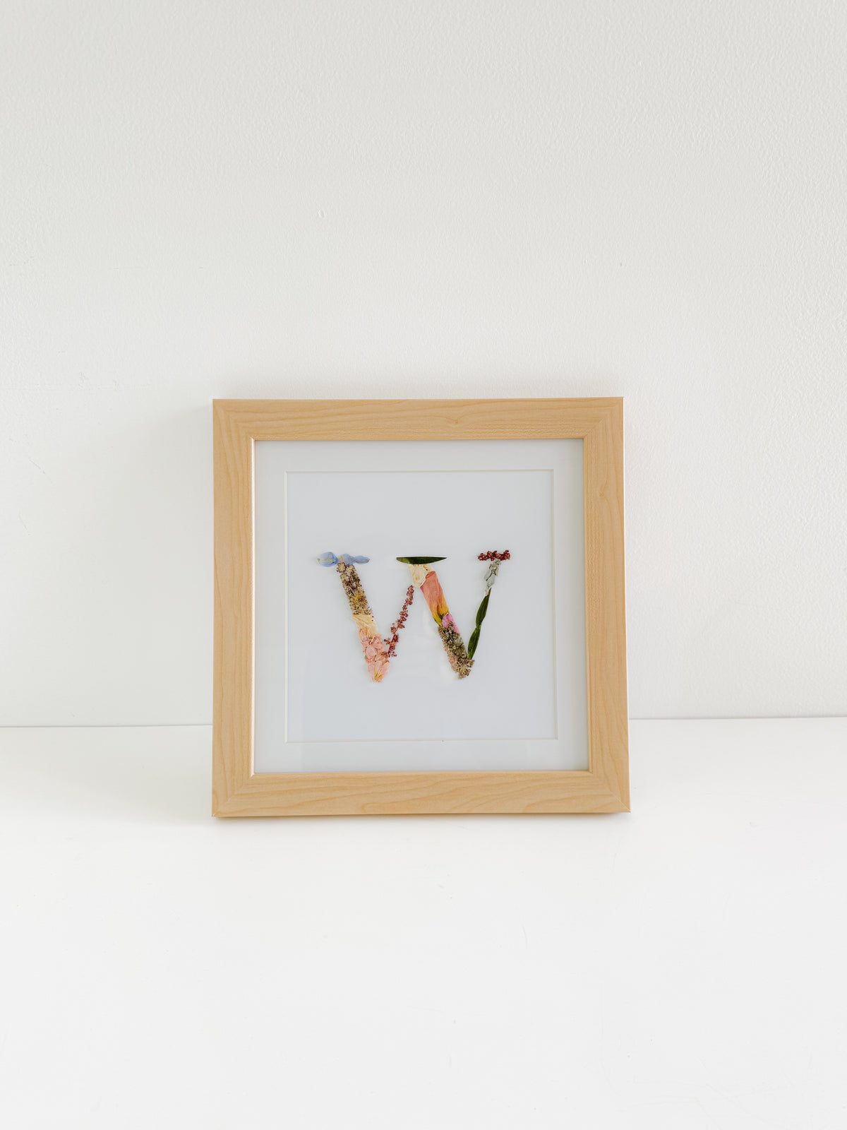 Custom 8x8 Flower Letter Frame