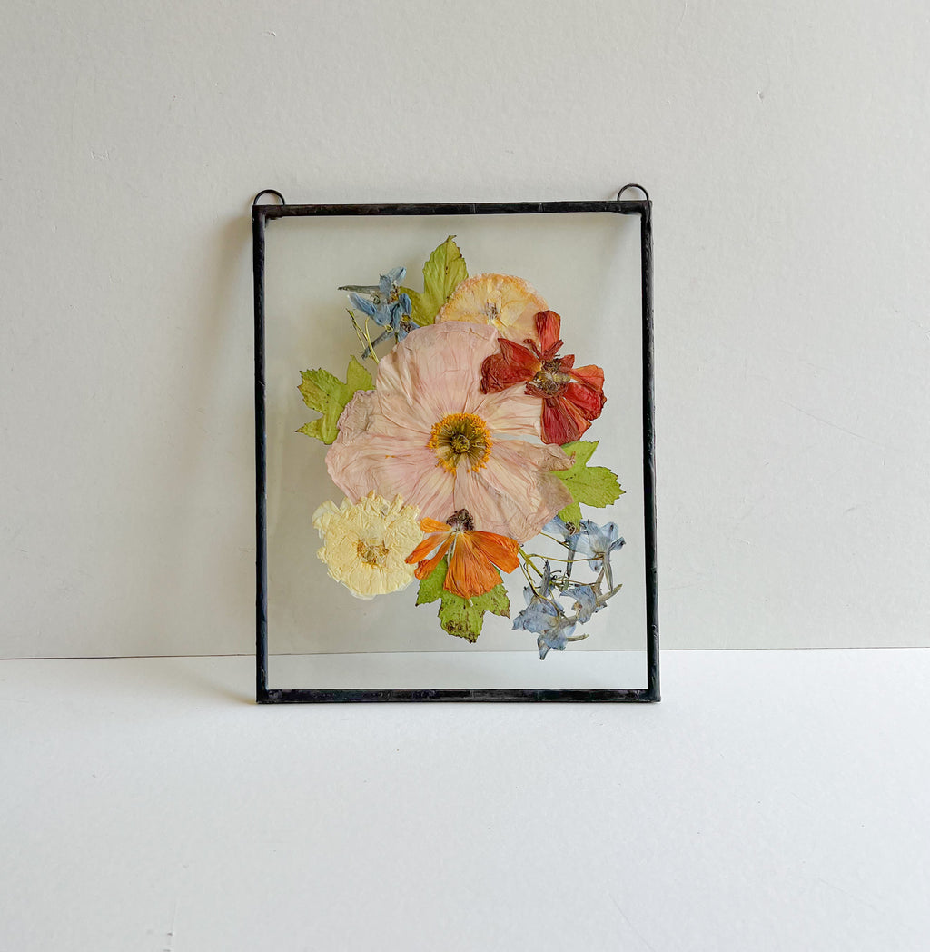 Custom 8 × 11 Memorial Flower Preservation Frame