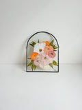 8×11 Custom Arched Pressed Flower Frame