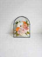 8×11 Custom Arched Pressed Flower Frame