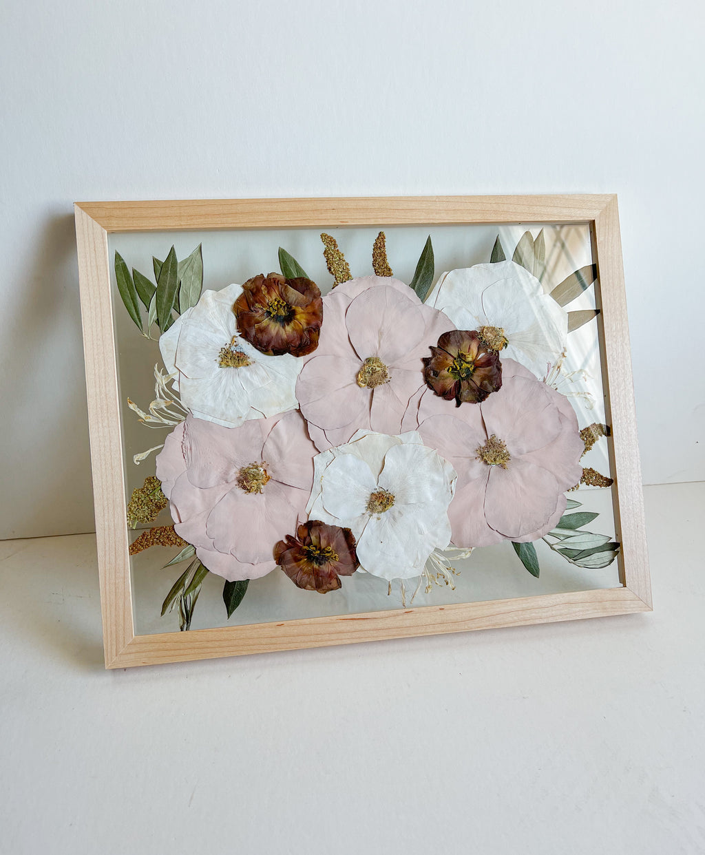 8x11 Custom Pressed Flower Frame