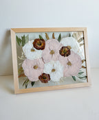 8x11 Custom Pressed Flower Frame