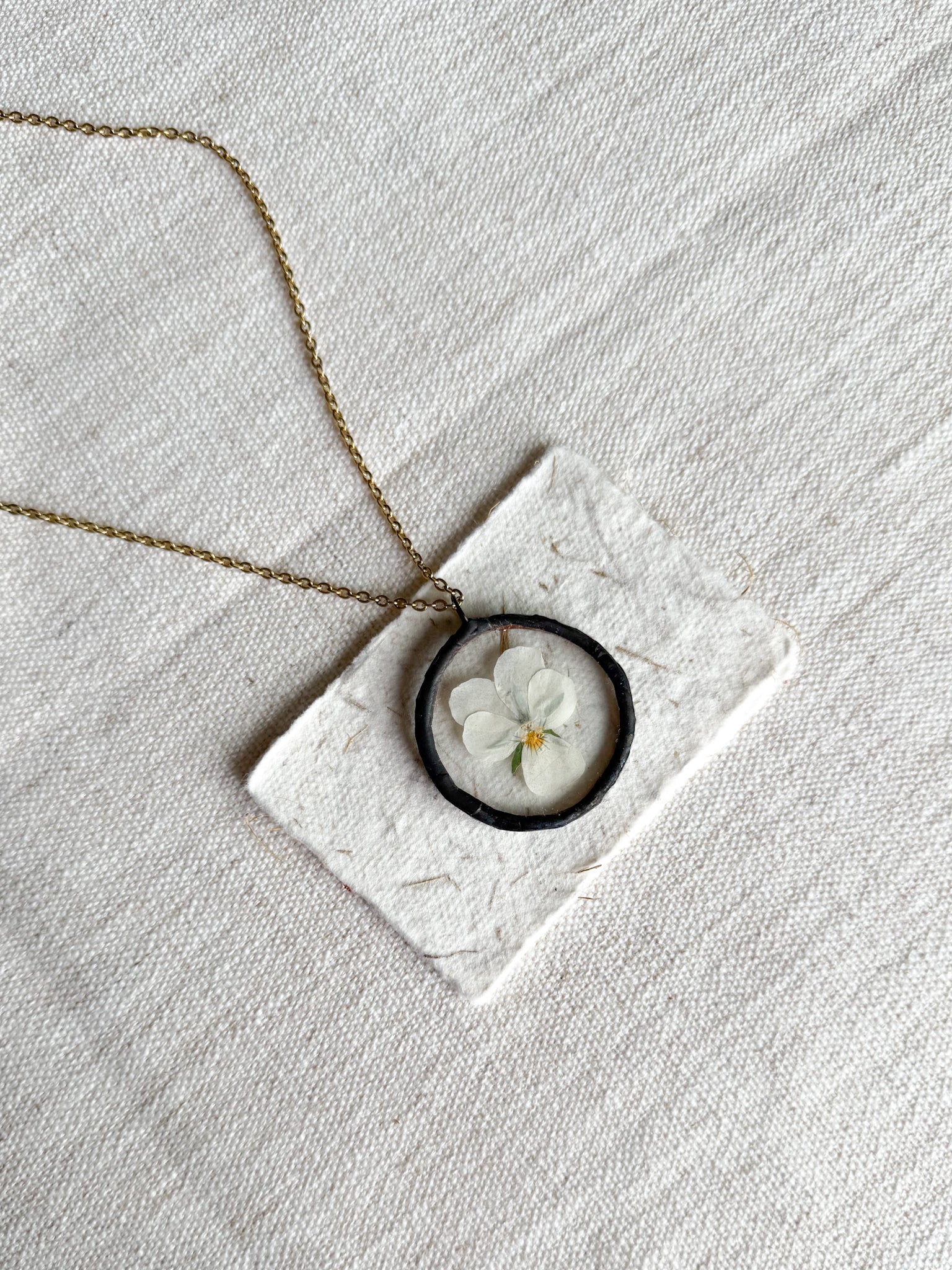 botanical necklaces