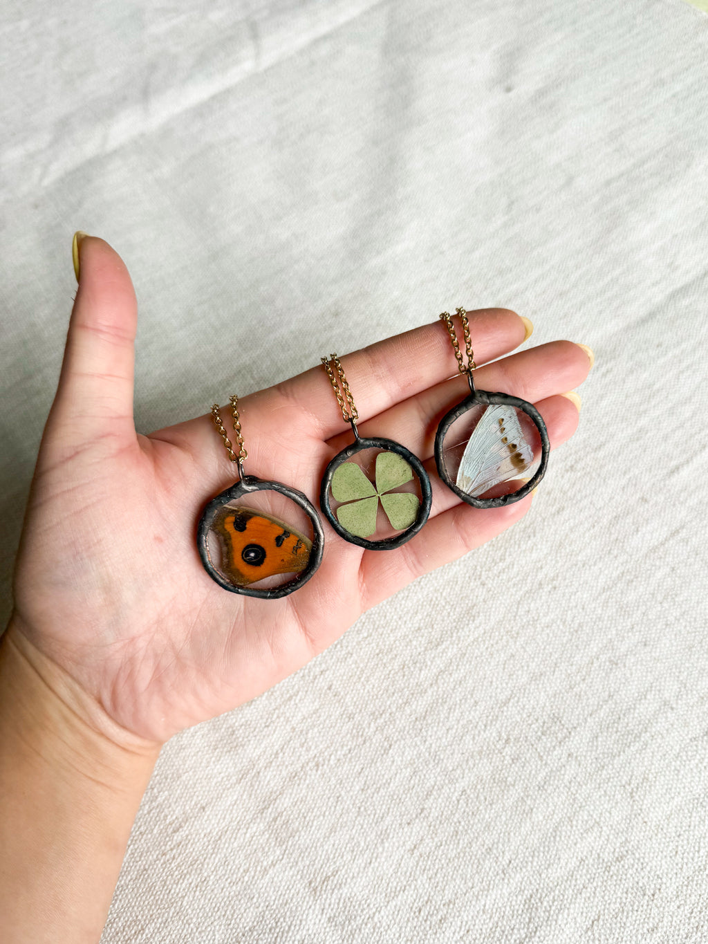 botanical necklaces