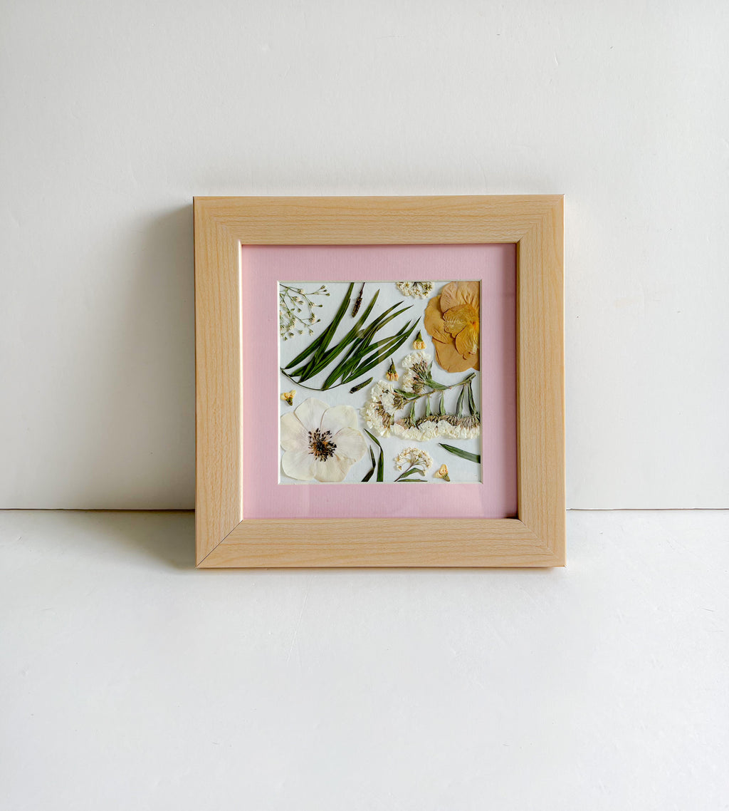 8x8 Modern Pressed Flower Frame