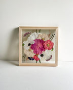 11x11 custom pressed flower frame