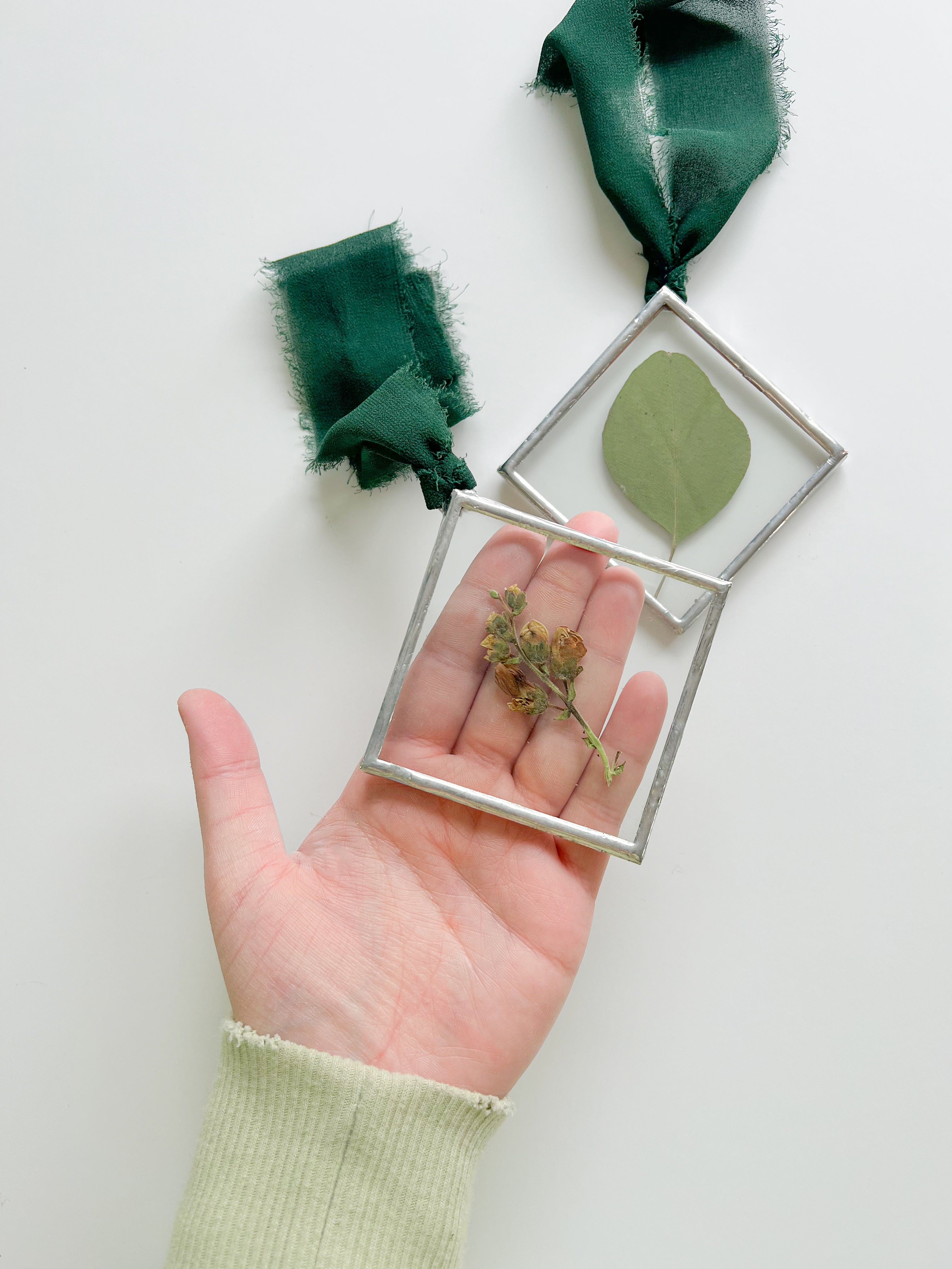 3x3 Custom Pressed Flower Frame
