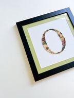11×11 Custom Floral Monogram Frame
