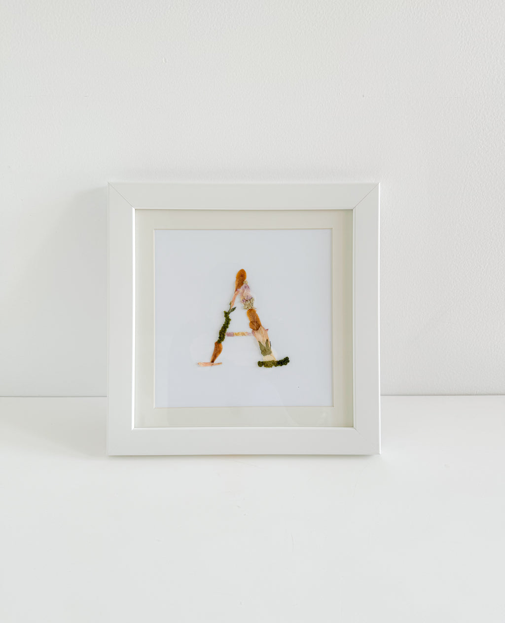 Custom 8x8 Flower Letter Frame