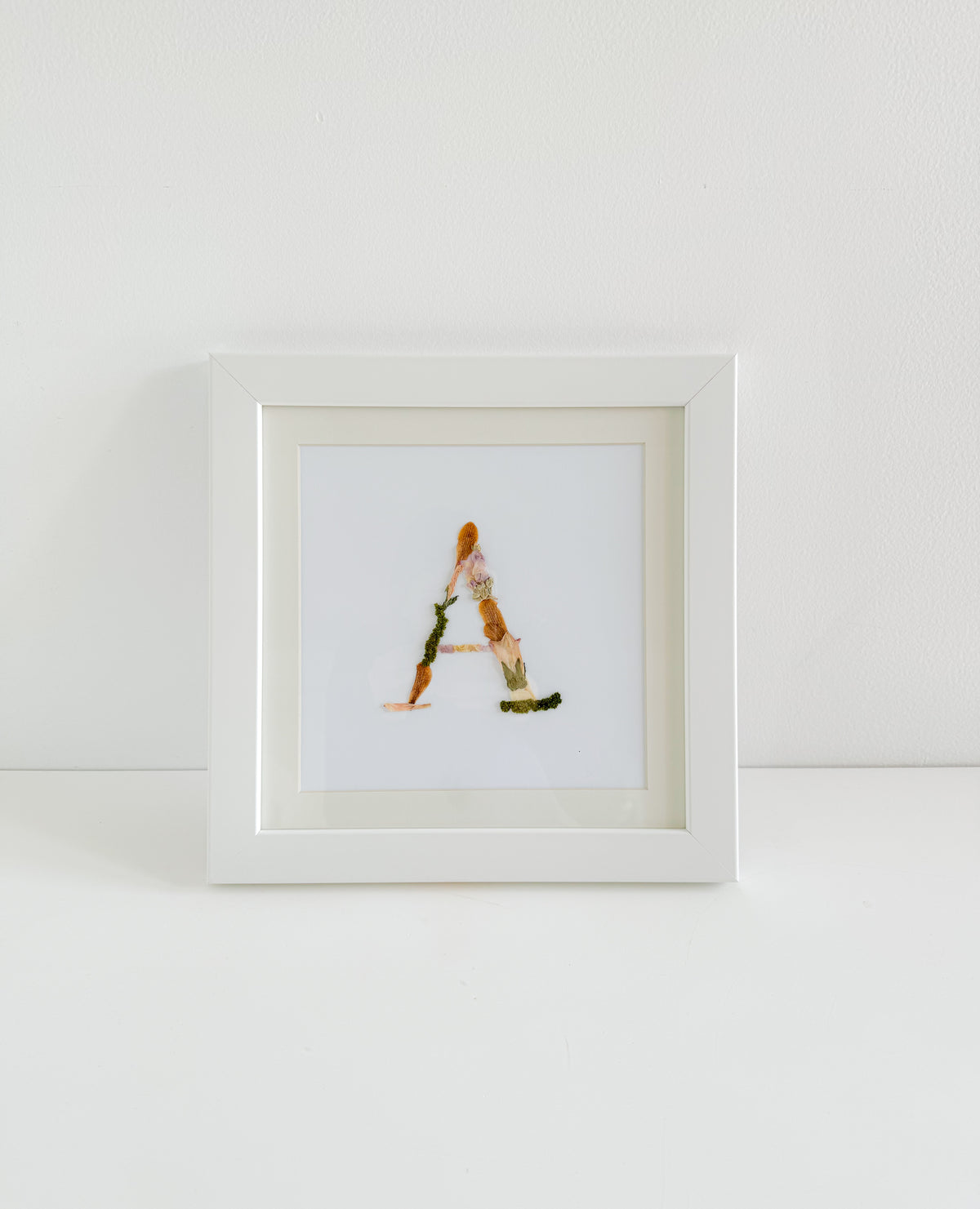 Custom 8x8 Flower Letter Frame