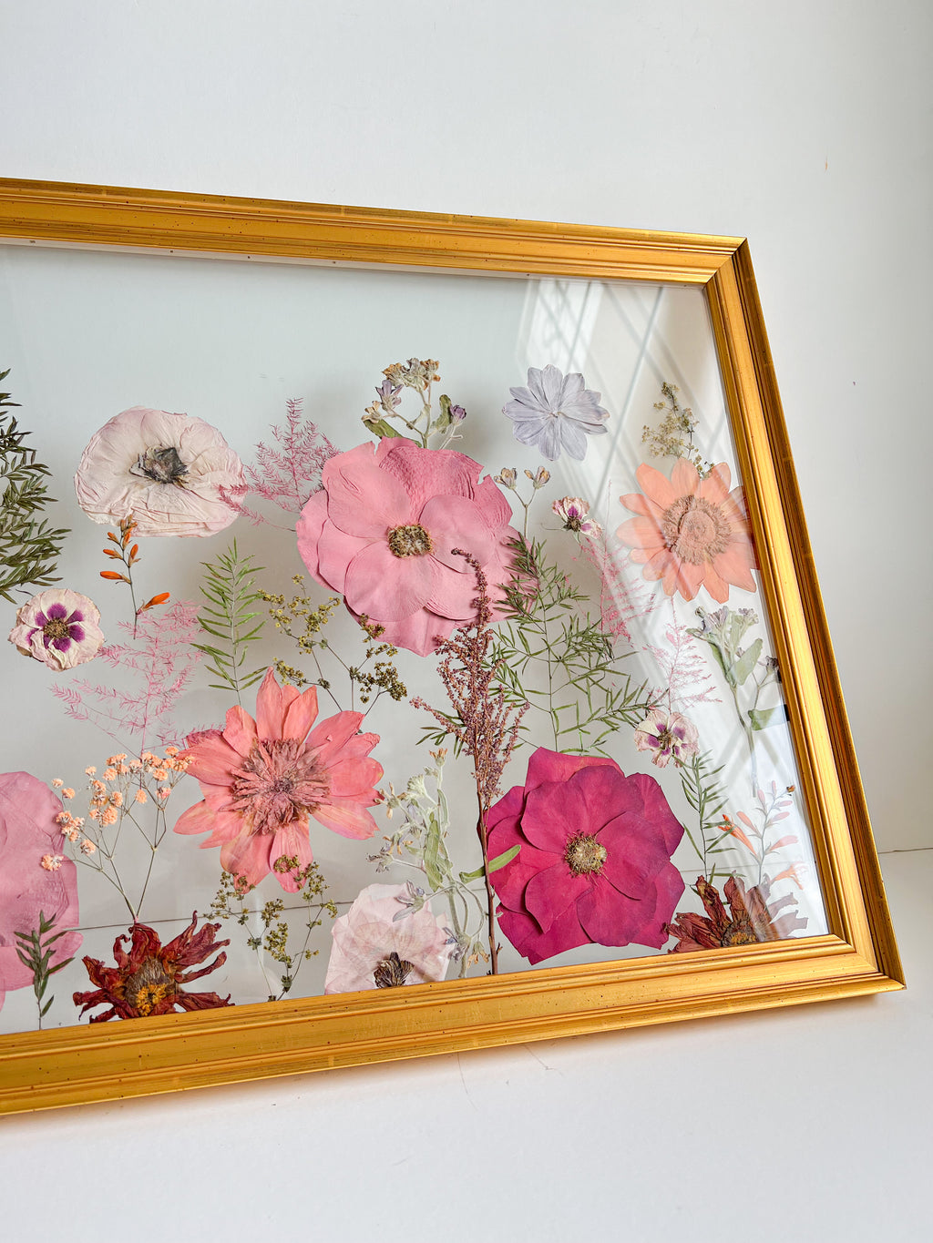 8x11 Custom Pressed Flower Frame
