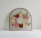 14x11 arch custom pressed flower frame